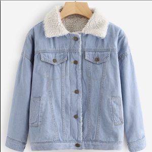 Denim Sherpa Jacket